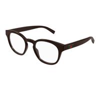 Gucci GG1859O 003 Man Optical frames Injected Brown Transparent Round