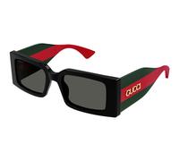 Gucci GG1860S 001 Woman Sunglasses Acetate Black Grey Squared