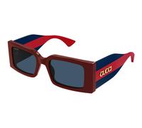 Gucci GG1860S 003 Woman Sunglasses Acetate Bordeaux Blue Squared
