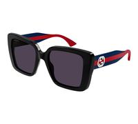Gucci GG1861S 004 Woman Sunglasses Acetate Black Violet Squared