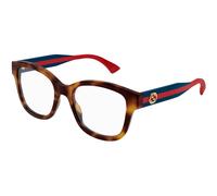 Gucci GG1863O 002 Woman Optical frames Acetate Havana Transparent Squared