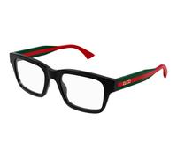Gucci GG1865O 007 Unisex Optical frames Acetate Black Transparent Squared