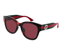 Gucci GG1866SK 003 Woman Sunglasses Acetate Havana Red Butterfly