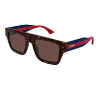 Gucci GG1868S 002 Man Sunglasses Acetate Havana Brown Squared