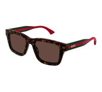 Gucci GG1869S 002 Man Sunglasses Acetate Havana Brown Squared