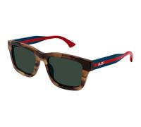 Gucci GG1869S 003 Man Sunglasses Acetate Havana Green Squared
