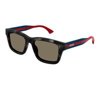 Gucci GG1869S 004 Man Sunglasses Acetate Havana Brown Squared