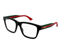 Gucci GG1870O 001 Man Optical frames Acetate Black Transparent Squared