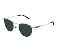 Gucci GG1875S 002 Man Sunglasses Metal Silver Green Round