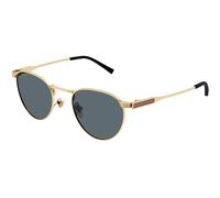 Gucci GG1875S 003 Man Sunglasses Metal Gold Grey Round