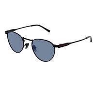 Gucci GG1875S 004 Man Sunglasses Metal Black Blue Round