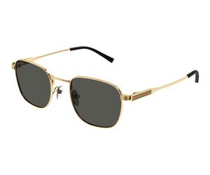 Gucci GG1876S 001 Man Sunglasses Metal Gold Grey Round