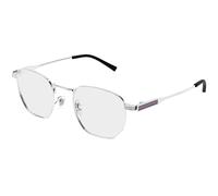 Gucci GG1878O 003 Man Optical frames Metal Silver Transparent Squared