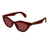 Gucci GG1931S 004 Woman Sunglasses Injected Bordeaux Red Cat Eye