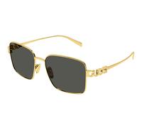 Gucci GG1937S 001 Woman Sunglasses Metal Gold Grey Squared