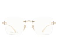 Gucci GG1938O Women's Glasses, Gold, Size 54