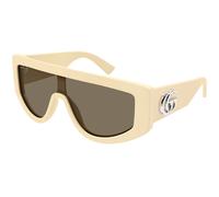 Gucci GG1950S 004 Woman Sunglasses Acetate Ivory Brown Mask