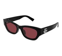 Gucci GG1954SA 004 Woman Sunglasses Acetate Black Red Cat Eye