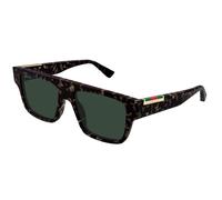 Gucci Man Sunglass GG1960S - Frame color: Tortoise, Lens color: Green