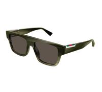 Gucci GG1960S 005 Man Sunglasses Acetate Green Brown Squared