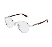 Gucci GG1963O 003 Man Optical frames Metal Silver Transparent Round