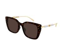 Gucci GG1971SA 003 Woman Sunglasses Acetate Havana Brown Butterfly