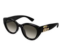 Gucci GG1976SK 002 Woman Sunglasses Injected Black Grey Round
