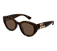 Gucci GG1976SK 003 Woman Sunglasses Injected Havana Brown Round