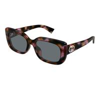 Gucci GG1979SK 003 Woman Sunglasses Acetate Havana Grey Squared