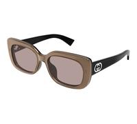 Gucci GG1979SK 004 Woman Sunglasses Acetate Brown Brown Squared