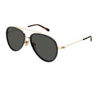 Gucci GG1981S 001 Man Sunglasses Injected Grey Grey Pilot
