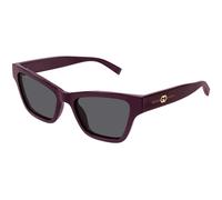Gucci GG1982S 003 Woman Sunglasses Injected Violet Grey Cat Eye