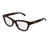 Gucci GG1983O 002 Woman Optical frames Injected Havana Transparent Cat Eye