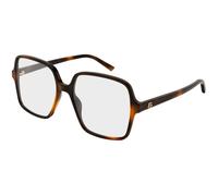Gucci GG1994O 002 Woman Optical frames Acetate Havana Transparent Squared