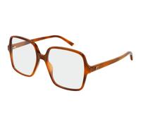 Gucci GG1994O 006 Woman Optical frames Acetate Havana Transparent Squared