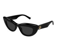 Gucci GG2031S 001 Woman Sunglasses Acetate Black Grey Cat Eye