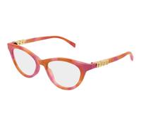 Gucci GG2034O 004 Woman Optical frames Acetate Havana Transparent Cat Eye