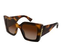 Gucci GG2039S 002 Woman Sunglasses Acetate Havana Brown Butterfly