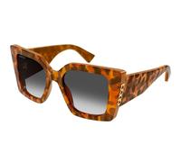 Gucci GG2039S 004 Woman Sunglasses Acetate Havana Grey Butterfly