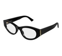Gucci GG2041O 001 Woman Optical frames Acetate Black Transparent Round