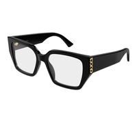 Gucci GG2042O 001 Woman Optical frames Acetate Black Transparent Butterfly