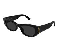 Gucci GG2044SA 001 Woman Sunglasses Acetate Black Grey Cat Eye