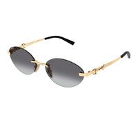 Gucci GG2051S 002 Woman Sunglasses Metal Gold Grey Round