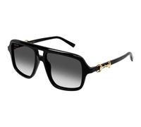 Gucci GG2052S 007 Womenâs Sunglasses Black Size 55