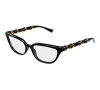 Gucci GG2060O 001 Woman Optical frames Injected Black Transparent Geometric