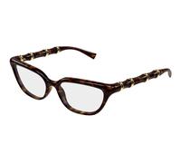 Gucci GG2060O 002 Woman Optical frames Injected Havana Transparent Geometric
