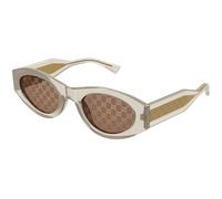 Gucci GG2065S 003 Woman Sunglasses Acetate Yellow Brown Round