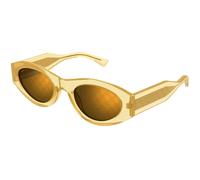 Gucci GG2065S 004 Woman Sunglasses Acetate Yellow Brown Round