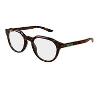 Gucci GG2083O 002 Man Optical frames Acetate Havana Transparent Round