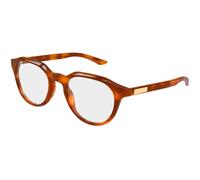 Gucci GG2083O 004 Man Optical frames Acetate Havana Transparent Round